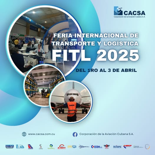 La Corporación de la Aviación Cubana S.A. y su Sistema Empresarial participará en la Feria Internacional de Transporte y Logística
