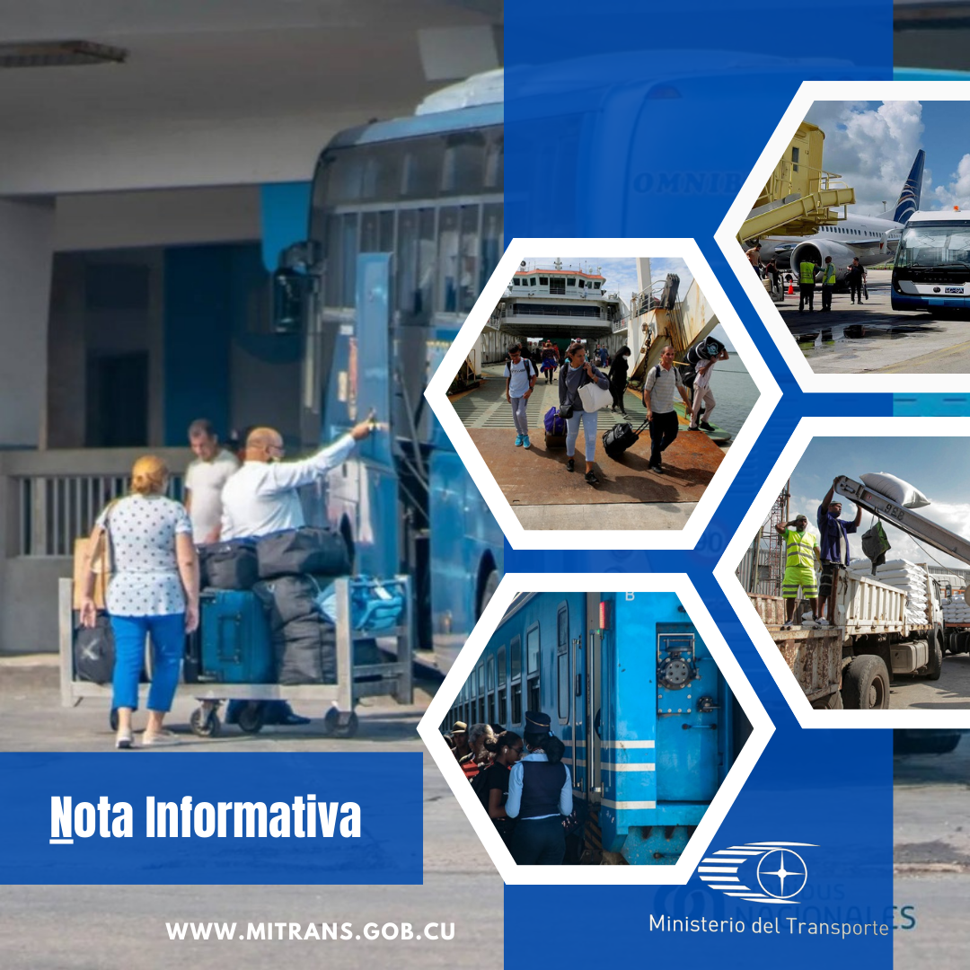 Los servicios de transporte ante la desconexión del sistema eléctrico nacional