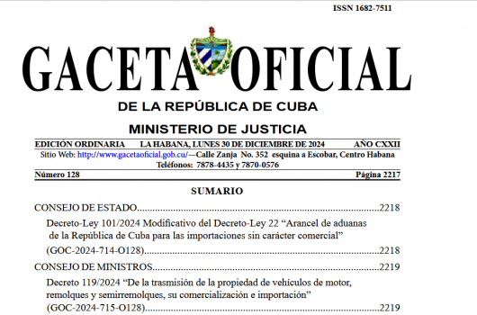  Entrará en vigor el próximo primero de enero el Decreto 119/2024 “De la trasmisión de la propiedad de vehículos de motor, remolques y semirremolques, su co